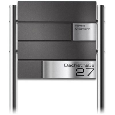 Metzler Standbriefkasten Eisenglimmer DB 703 Modell G Metzler Standbriefkasten Eisenglimmer DB 703 Modell G