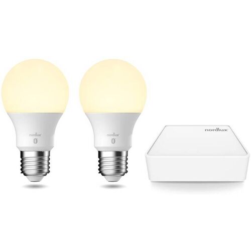 Nordlux Bridge Smart 2Xe27 + Eu Bridge Weiss