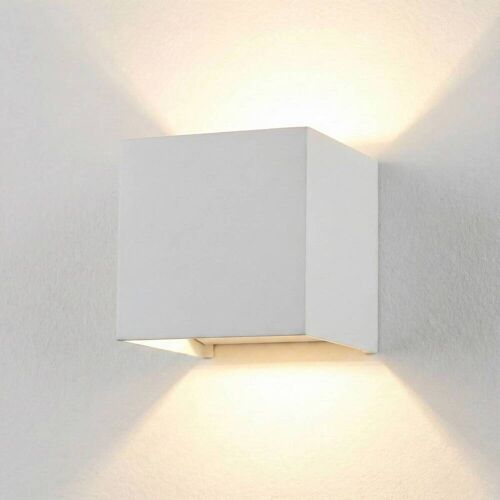 Metzler LED Wandleuchte Up-Down-Light 6 Watt LED 3000K Warmweiß Weiß Lumic