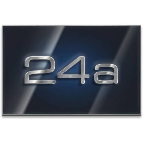 Metzler LED-Hausnummernschild aus Edelstahl 3-stellig in Anthrazit