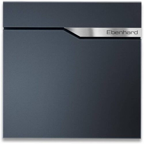 Metzler Briefkasten Anthrazit austauschbares Namensschild Ebenhard