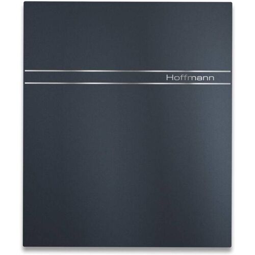 Metzler Briefkasten Anthrazit RAL 7016 Gravur Lepo 2