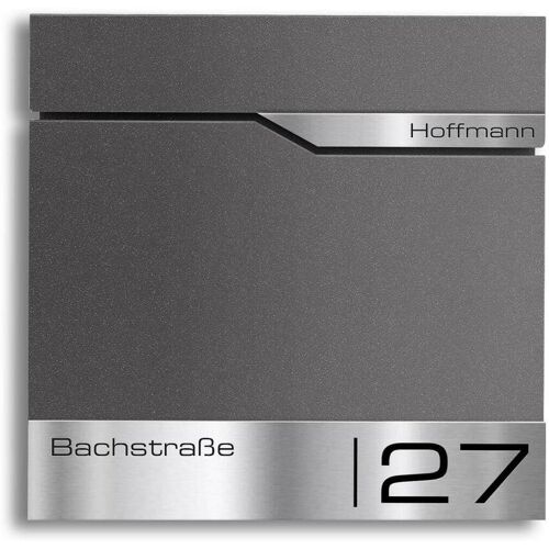 Metzler Briefkasten Eisenglimmer DB 703 hochwertiger Stahl Siebert