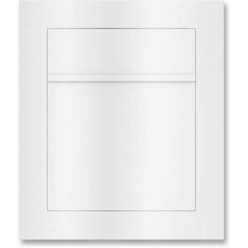 Metzler Unterputz Briefkasten Verkehrsweiß RAL9016 hochwertiger Stahl Hugo