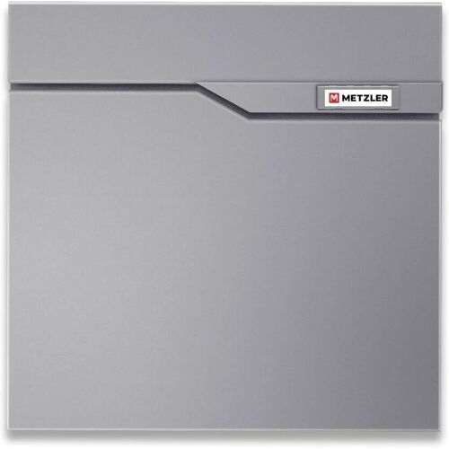 Metzler Briefkasten austauschbares Namensschild Grau Siebert 2