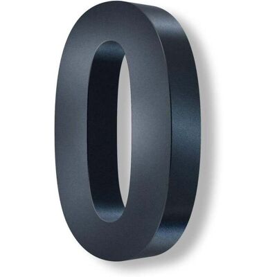 Metzler 3D-Hausnummer Edelstahl Anthrazitgrau Höhe 20 cm 0 Metzler 3D-Hausnummer Edelstahl Anthrazitgrau Höhe 20 cm 0