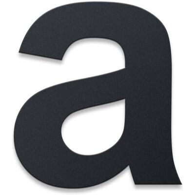 Metzler Hausnummer Edelstahl Arial Anthrazitgrau Höhe 10,5 cm a Metzler Hausnummer Edelstahl Arial Anthrazitgrau Höhe 10,5 cm a