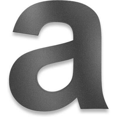 Metzler Hausnummer Stahl Arial Eisenglimmer Höhe 15 cm a Metzler Hausnummer Stahl Arial Eisenglimmer Höhe 15 cm a