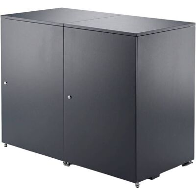 Metzler Mülltonnenbox 2er 240l aus Aluminium rostfrei & massiv Anthrazit RAL 7016 Metzler Mülltonnenbox 2er 240l aus Aluminium rostfrei & massiv Anthrazit RAL 7016