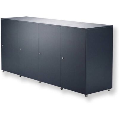 Metzler Mülltonnenbox 4er 240l aus Aluminium rostfrei & massiv Anthrazit RAL 7016 Metzler Mülltonnenbox 4er 240l aus Aluminium rostfrei & massiv Anthrazit RAL 7016