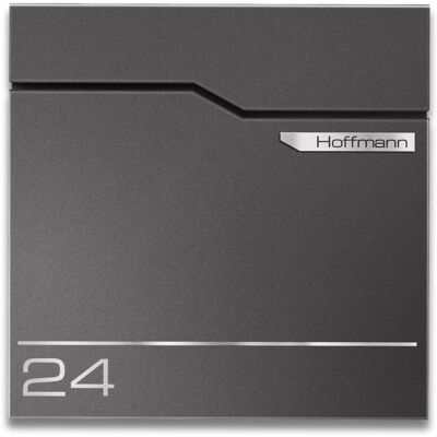 Metzler Briefkasten austauschbares Namensschild Eisenglimmer Hoffmann Metzler Briefkasten austauschbares Namensschild Eisenglimmer Hoffmann