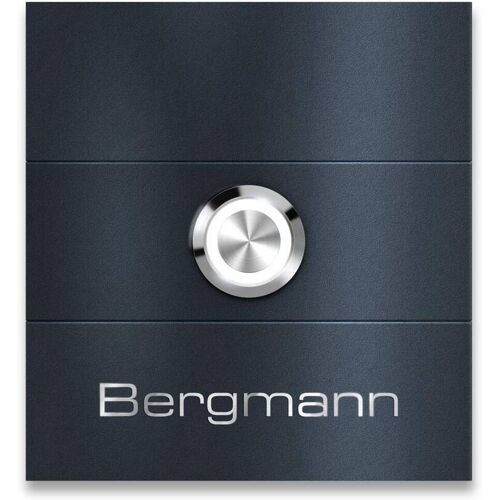 Metzler Türklingel Anthrazit austauschbare Namensschilder Gravur Magneto