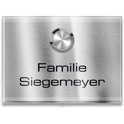 Metzler Funkklingel kabellos Edelstahl V2A Aufputz Türklingel IP67 150m Reichweite Edelstahl geschliffen Vitus Metzler Funkklingel kabellos Edelstahl V2A Aufputz Türklingel IP67 150m Reichweite Edelstahl geschliffen Vitus
