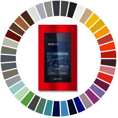 Metzler Türsprechanlage mit Kamera Gesichtserkennung Touch-Display Live-HD-Video Ein- und Mehrfamilien Wunschfarbe SDM10X Metzler Türsprechanlage mit Kamera Gesichtserkennung Touch-Display Live-HD-Video Ein- und Mehrfamilien Wunschfarbe SDM10X