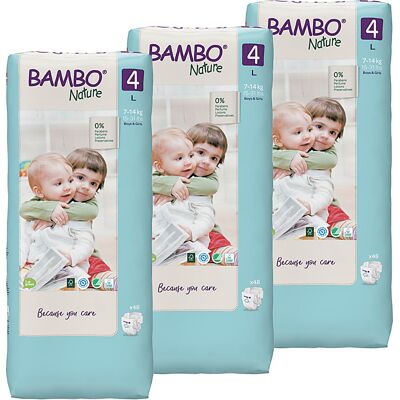 Bambo Nature Windeln Größe 4 Economy Pack (144 Stück) Bambo Nature Windeln Größe 4 Economy Pack (144 Stück)