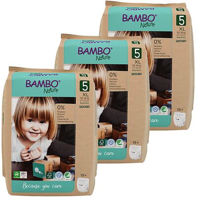 Bambo Nature Training Pants - Größe 5 - Sparpackung (57 Stück) Bambo Nature Training Pants - Größe 5 - Sparpackung (57 Stück)