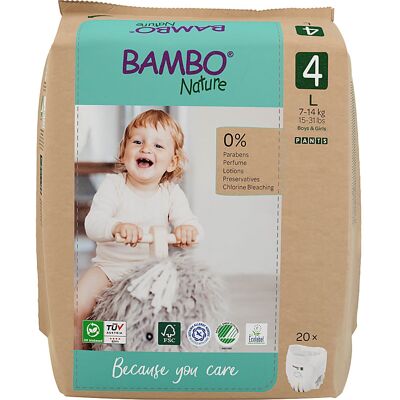 Bambo Nature Training Pants - Größe 4 - 20 Stück Bambo Nature Training Pants - Größe 4 - 20 Stück
