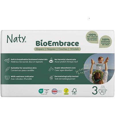 Naty Babypflege Windeln: Größe 3 - Vorteilspack Naty Babypflege Windeln: Größe 3 - Vorteilspack