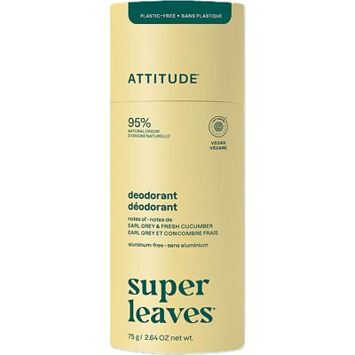 Attitude Super Leaves Deodorant - Earl Grey & Gurke Attitude Super Leaves Deodorant - Earl Grey & Gurke