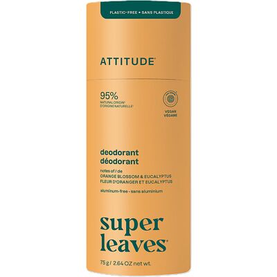 Attitude Super Leaves Deodorant - Orangenblüte & Eukalyptus Attitude Super Leaves Deodorant - Orangenblüte & Eukalyptus