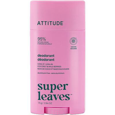 Attitude Super Leaves Deodorant Twist & Glide - Kokos & Wildbeeren Attitude Super Leaves Deodorant Twist & Glide - Kokos & Wildbeeren