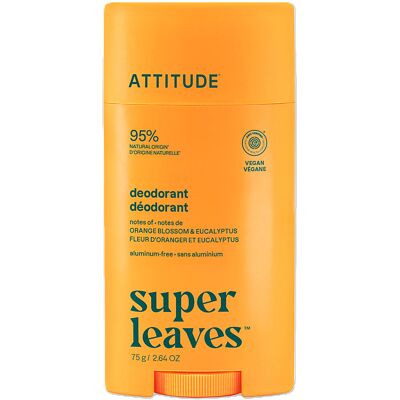 Attitude Super Leaves Deodorant Twist & Glide - Orangenblüte & Euka... Attitude Super Leaves Deodorant Twist & Glide - Orangenblüte & Euka...