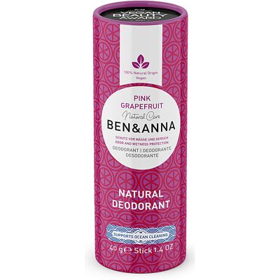 Ben and Anna Ben & Anna Papertube Deodorant 40g - Pink Grapefruit Ben and Anna Ben & Anna Papertube Deodorant 40g - Pink Grapefruit