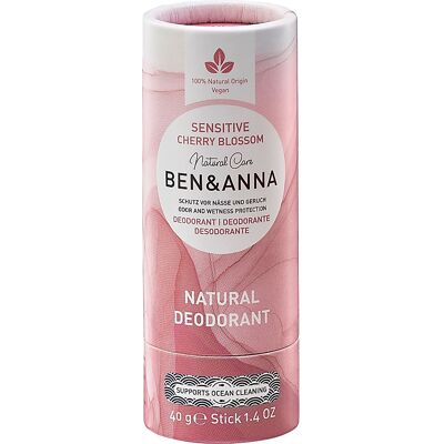 Ben & Anna Sensitiver Kirschblüten Natürlicher Deodorant Stick - 40g Ben & Anna Sensitiver Kirschblüten Natürlicher Deodorant Stick - 40g