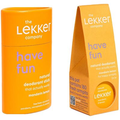 The Lekker Company Deodorant Mandarine & Zitrone Set The Lekker Company Deodorant Mandarine & Zitrone Set