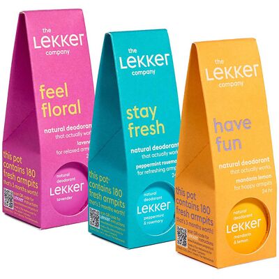 The Lekker Company Süßes Deodorant Mix Set The Lekker Company Süßes Deodorant Mix Set