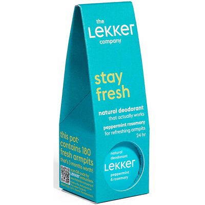 The Lekker Company - Natürlicher Minz-Rosmarin-Deo - 30g The Lekker Company - Natürlicher Minz-Rosmarin-Deo - 30g