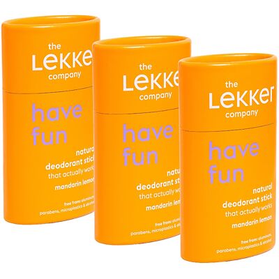 The Lekker Company Deodorant Stick Mandarine & Zitrone Set The Lekker Company Deodorant Stick Mandarine & Zitrone Set