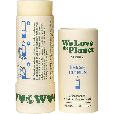 We Love The Planet Deodorant Fresh Citrus 40g We Love The Planet Deodorant Fresh Citrus 40g