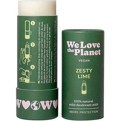 We Love The Planet Deodorant Zesty Lime (Vegan) 40g We Love The Planet Deodorant Zesty Lime (Vegan) 40g