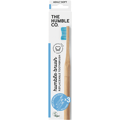 The Humble Co. Bambus-Zahnbürste mit austauschbarem Kopf für Erwach... The Humble Co. Bambus-Zahnbürste mit austauschbarem Kopf für Erwach...