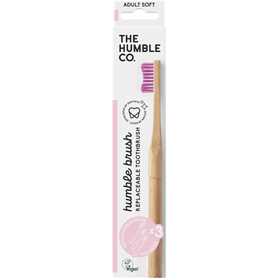 The Humble Co. Bambus-Zahnbürste mit austauschbarem Kopf für Erwach... The Humble Co. Bambus-Zahnbürste mit austauschbarem Kopf für Erwach...