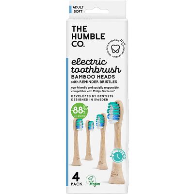 The Humble Co. Bambus-Aufsteckbürsten für Philips Sonicare Reminder... The Humble Co. Bambus-Aufsteckbürsten für Philips Sonicare Reminder...