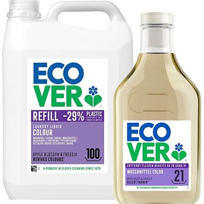 Ecover Refill Starter Kit Color Waschmittel Ecover Refill Starter Kit Color Waschmittel