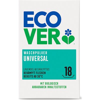 Ecover Universal Waschpulver Konzentrat 1,35 kg - Lavendel Ecover Universal Waschpulver Konzentrat 1,35 kg - Lavendel