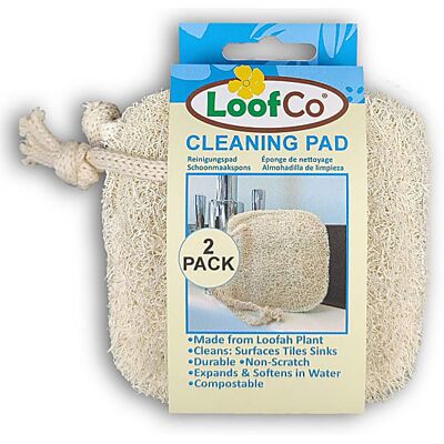 LoofCo Natürlicher Reinigungsschwamm 2er Pack - Reinigungsschwamm LoofCo Natürlicher Reinigungsschwamm 2er Pack - Reinigungsschwamm