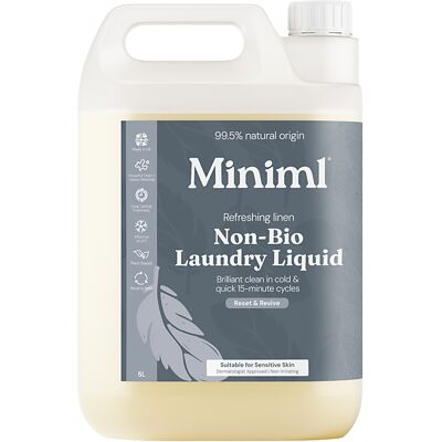 Miniml Eco Waschmittel Nachfüllung - Natürliche Nicht-Bio Frischer Leinen Duft - Waschmittel Miniml Eco Waschmittel Nachfüllung - Natürliche Nicht-Bio Frischer Leinen Duft - Waschmittel