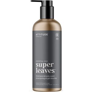 Attitude Super Leaves Essentials Pfeffermint Orange 2-in-1 - Shampoo & Duschgel Attitude Super Leaves Essentials Pfeffermint Orange 2-in-1 - Shampoo & Duschgel