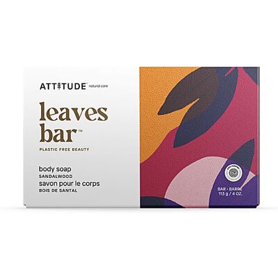 Attitude Leaves Bar Sandalwood - Seifenstück Attitude Leaves Bar Sandalwood - Seifenstück