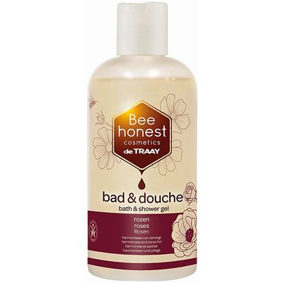 Bee Honest Bad & Duschgel Rosen - 250ML Bee Honest Bad & Duschgel Rosen - 250ML