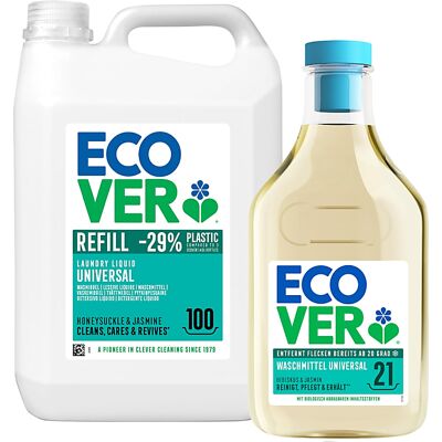 Ecover Universal Flüssigwaschmittelkonzentrat Bundel Ecover Universal Flüssigwaschmittelkonzentrat Bundel