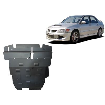 Mitsubishi Lancer Metallischer Motorenschutz - Schutz für Motor, Getriebe, Kühler Mitsubishi Lancer Metallischer Motorenschutz - Schutz für Motor, Getriebe, Kühler