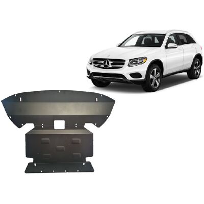 Mercedes GLC X253 Metallischer Motorenschutz - Motor Schutz Mercedes GLC X253 Metallischer Motorenschutz - Motor Schutz