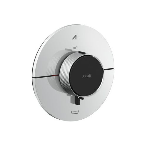 Hansgrohe AXOR ShowerSelect ID Thermostat, Unterputz, rund, 2 Verbraucher, integrierte Sicherungskombination, 36751, Farbe: Polished Red Gold