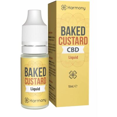 Harmony CBD Liquid Baked Custard 10 ml, 30-600 mg CBD 600mg CBD Harmony CBD Liquid Baked Custard 10 ml, 30-600 mg CBD 600mg CBD