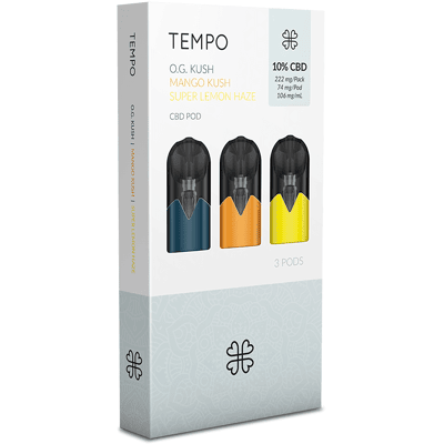 Harmony Tempo 3er-Pods-Packung - Cannabis Originals, 318 mg CBD Harmony Tempo 3er-Pods-Packung - Cannabis Originals, 318 mg CBD